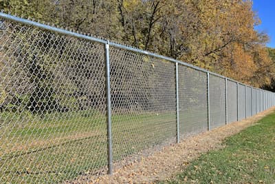 Chain link fence